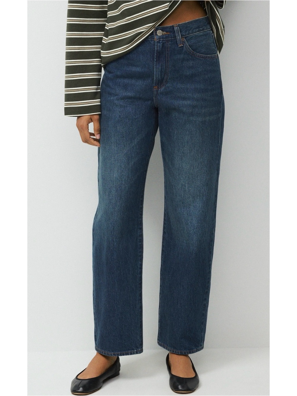 Denim Forum The '90s Marlo Hi-Rise Baggy Jean, size 29 - Picture 2 of 16